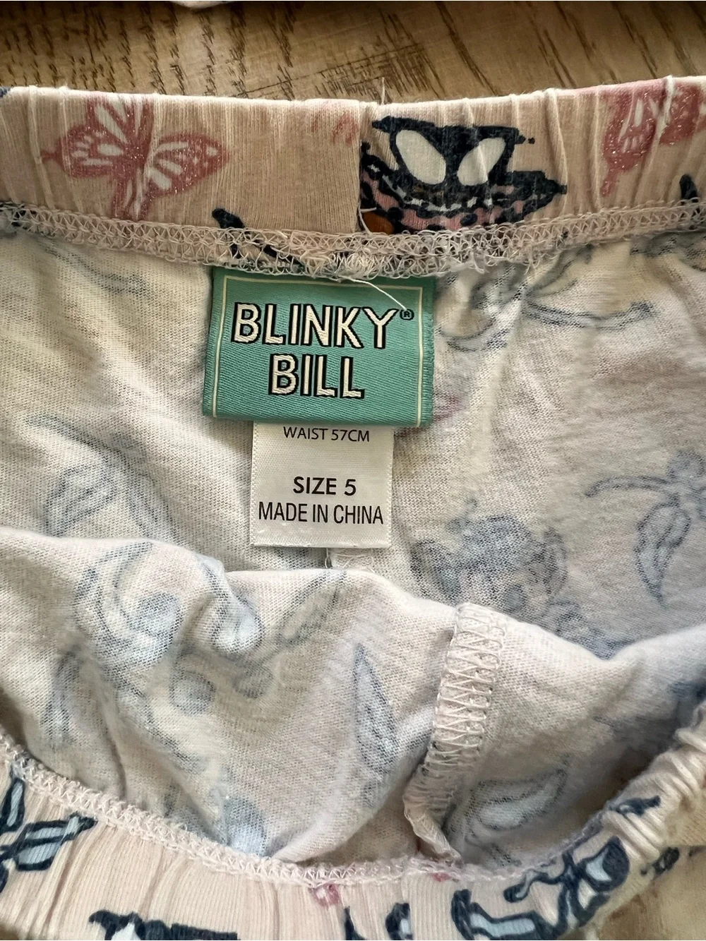 Girls' Pink 5T Pajama Set with Nutsy from Blinky Bill Print